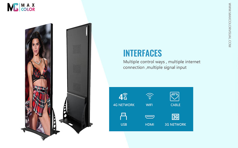Maxcolor LED poster advertising screen 5 Maxcolor LED poster advertising screen 5