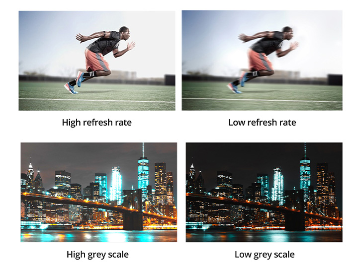 High refresh rate and high grey scale LED screen from Maxcolor