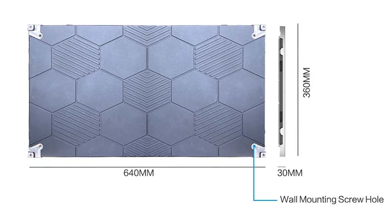 800nits 3840Hz Ultra Thin 30mm LED screen Nseries