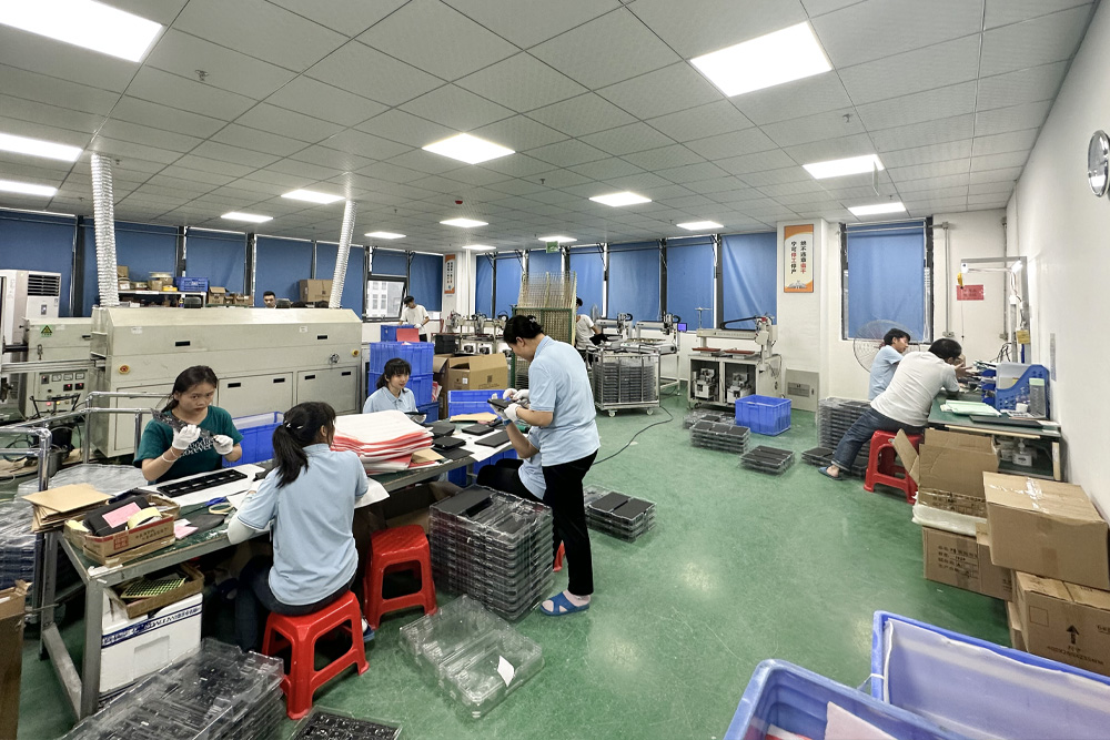 LED display factory workshop