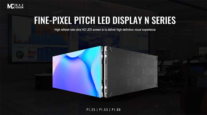 Maxcolor Fine pixel pitch LED display K series Maxcolor 640X360mm super thin HUB board LED screen N series 1