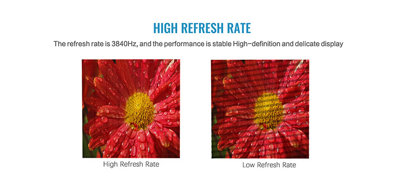 Transparent LED Displays And Screens refresh rate Maxcolor OT series