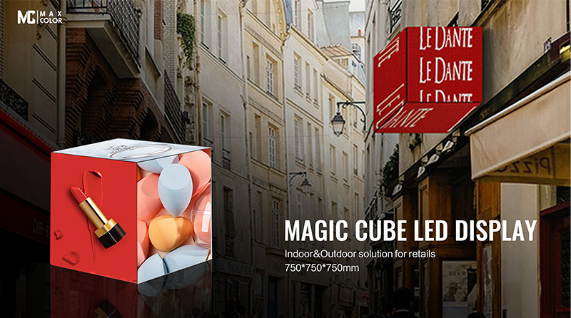 Maxcolor LED Magic Cube LED Display Maxcolor LED Magic Cube LED Display