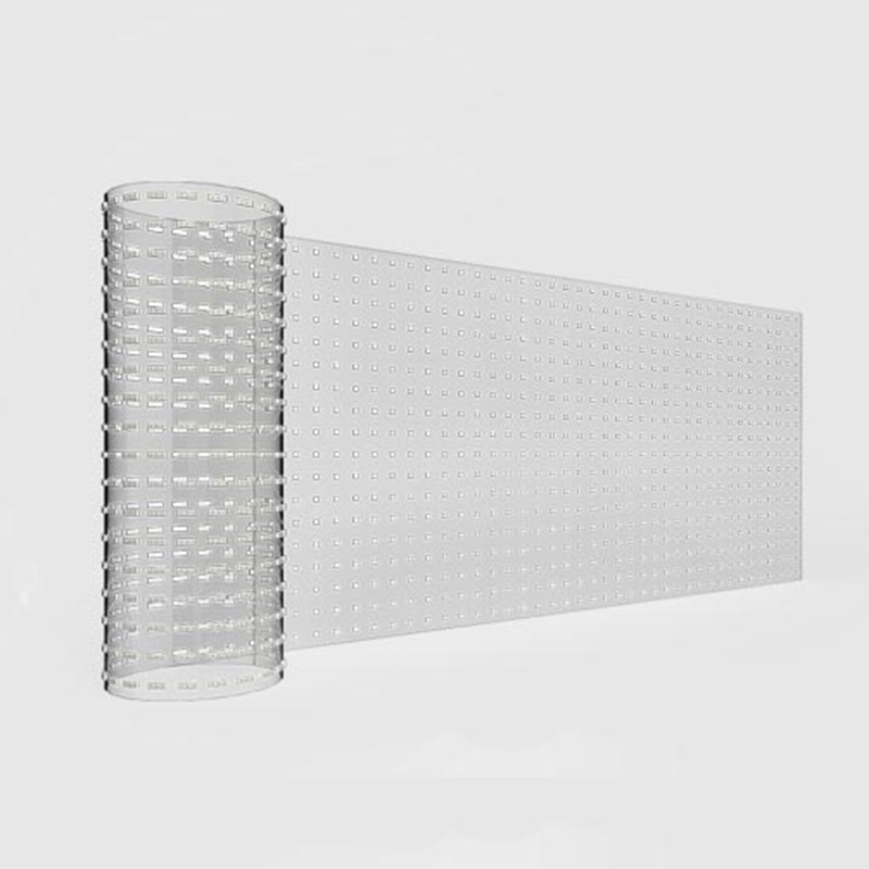 transparent glass film led screen