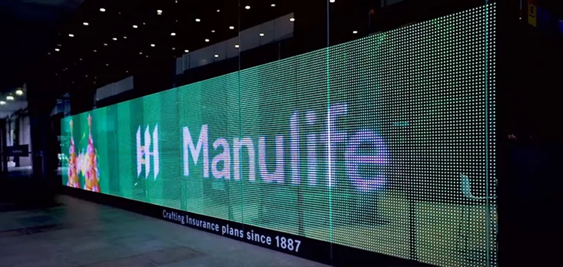 Transparent Led film Screen application