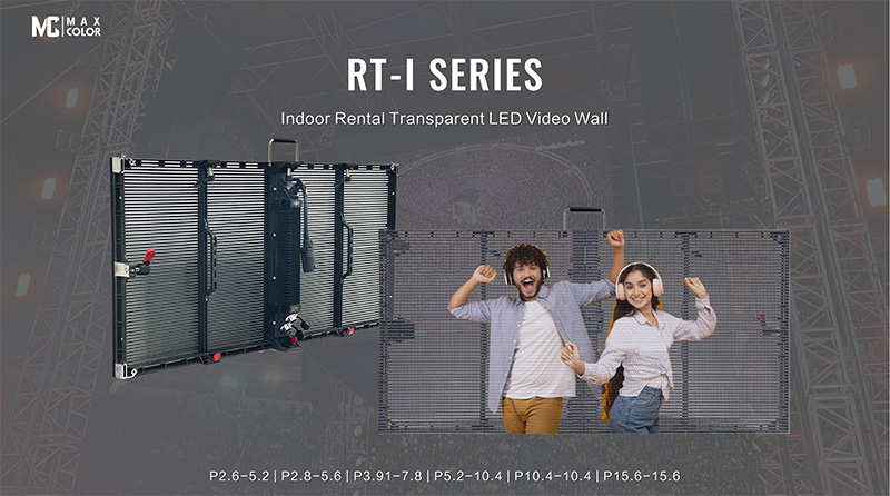 MaxcolorLED indoor rental transparent LED display MaxcolorLED indoor rental transparent LED display