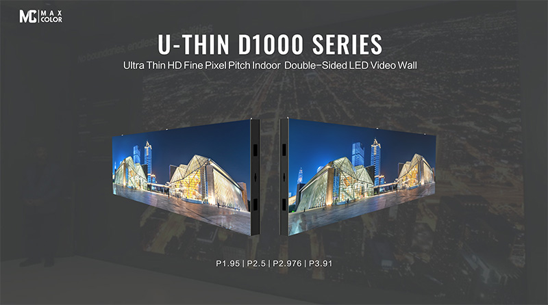 Ultra-thin Double-sided LED Display Screen - Maxcolorvisual