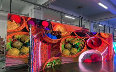 What are the advantages of Indoor full-color LED displays?