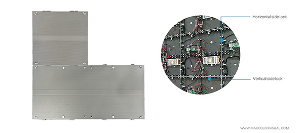 Large screen with seamless splicing