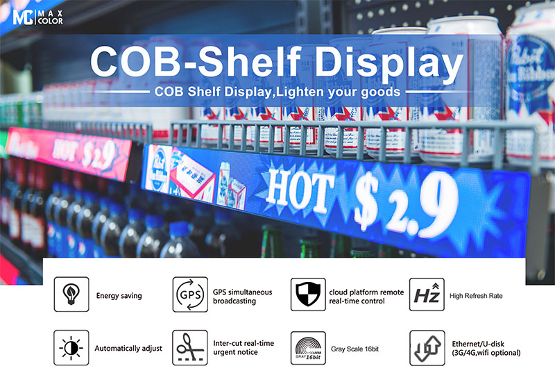 Maxcolor LED Shelf Edge Led Displays