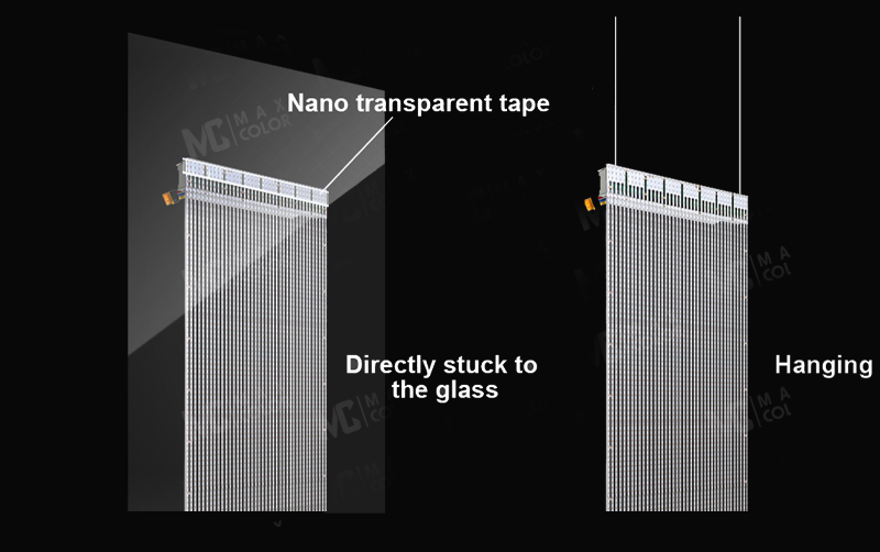 Transparent Led film Screen Features 2