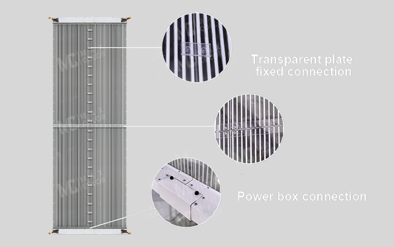 Transparent Led film Screen Seamless Splicing