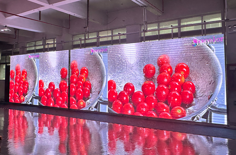 72 Pieces FP600 series P1.25 Indoor Wallpaper LED Display Delivery completed