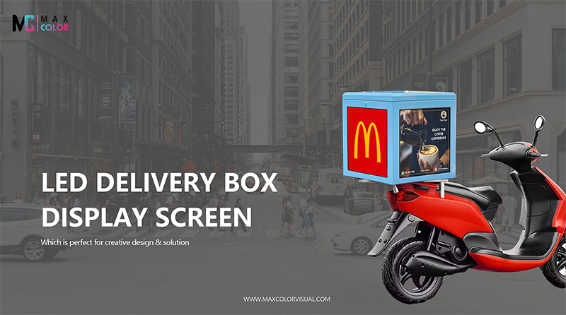 LED delivery box display