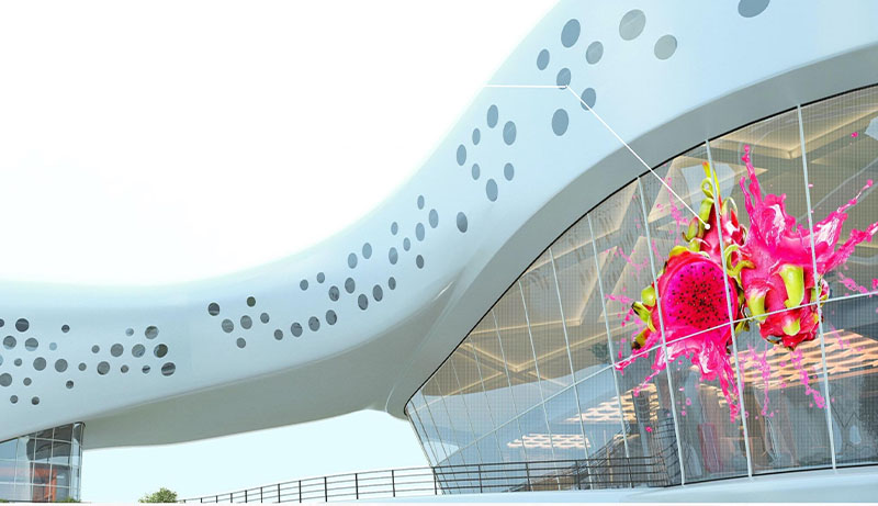 Transparent Holographic LED Display high brightness