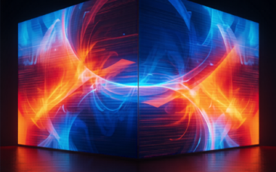 Maxcolor 90° Corner LED Display – modular, high-performance rental LED video wall for events, trade shows, and commercial installations