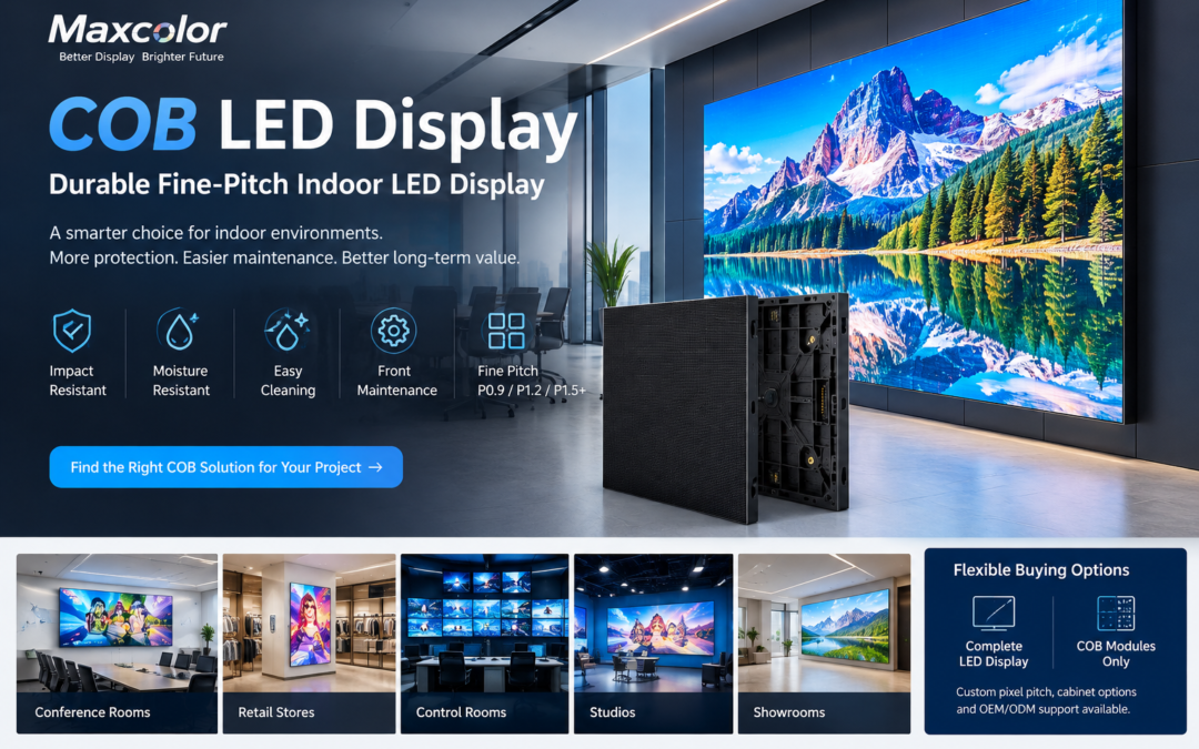COB LED Display | Durable Fine-Pitch Indoor LED Display