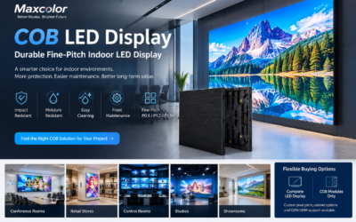 COB LED Display | Durable Fine-Pitch Indoor LED Display