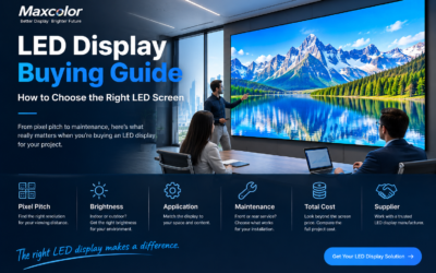 LED Display Buying Guide: How to Choose the Right LED Screen